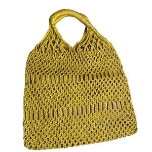 Yellow knite Tote bag